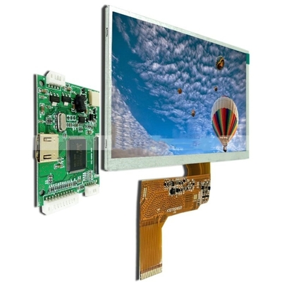7.0 Inch TFT LCD Monitor 800X480 500cd/M2 Raspberry Pi Hdmi Touch Screen