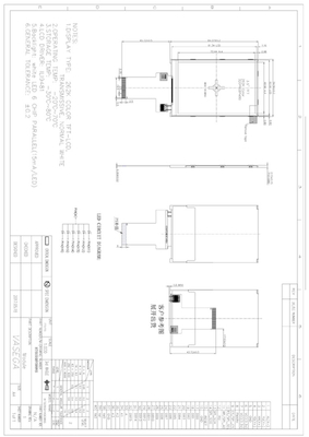 12 'CLOCK Viewing Direction 3.5 Inch TFT ST7796 24PIN LCD Display for MCU Interface