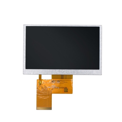 500nits  White Resistive LCD Display 480 X 272 Medical 4.3 Tft LCD Monitor Touch Screen