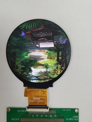 2.8 inch TFT LCD Display Round Screen 480*480 with ST7701S Driver IC and SPI RGB Interface