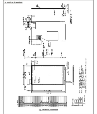 IPS Display 3.5 inch TFT LCD Screen with 480* RGB *800 Resolution and RGB Interface