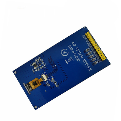 4.3 Inch 480x800 Touch TFT LCD Graphic Color Tft Screen Module 350nits  NT35510 Driver IC
