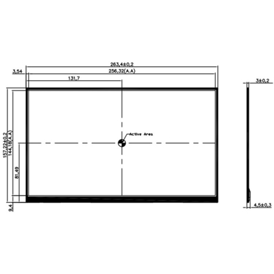 11.6 Inch LCD Display Module 1920 X 1080 30PIN EDP Interface Tft Monitor Lcd