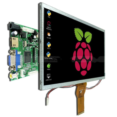 1024x600 Black TFT LCD 10.1in High Brightness 1000 Nits Outdoor Advertising LCD Display