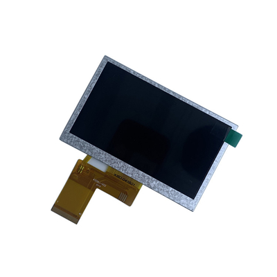 480x272 TFT LCD Display 500 Cd/M2 40pin RGB 4.3 Inch Tft Display 262K