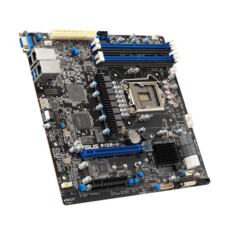 4 DDR4 IOT ASUS Motherboard P12R-M Warranty 3 Years Original For ASUS P12R-M