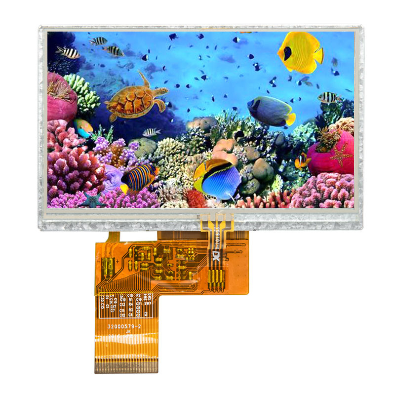 4.3 Inch Resistive LCD Display 480x272 Tft Lcd Display Screen  ILI6480 Driver IC